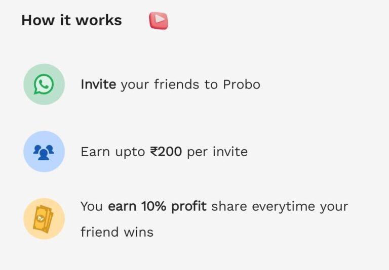 Probo Referral Code 2023 | Get Upto ₹200 Reward on Invite